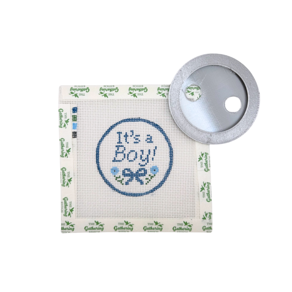 It's a Boy w/ Self Finish Button