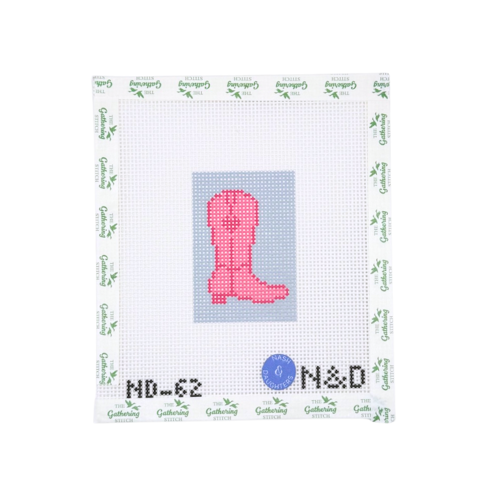 Pink Cowboy Boot Bag Tag or Luggage Tag