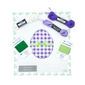 Gingham Eggs Lavender w/ 3 Pepper Pots and 2 Essentials