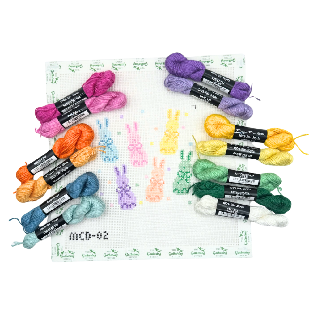 Multicolored Peeps w/ 13 Pepper Pots