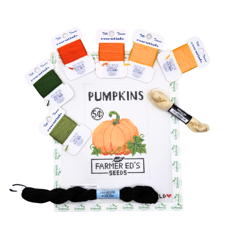 Seed Packet - Pumpkin w/ 7 Essentials and 1 Pepper Pot