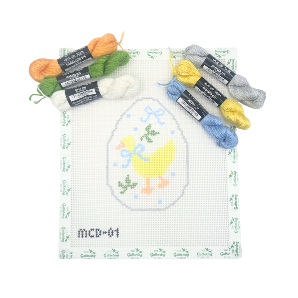 Yellow Duck Egg w/ 6 Pepper Pots