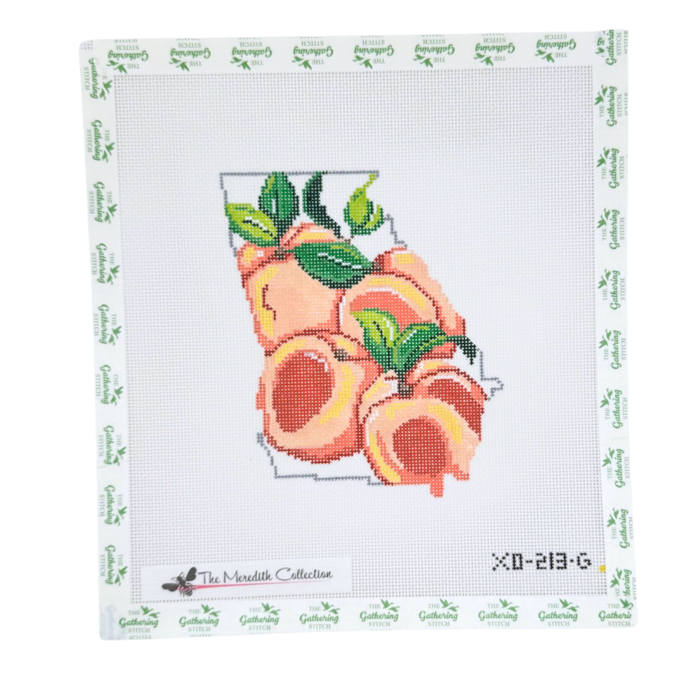 State Shaped Georgia Peaches