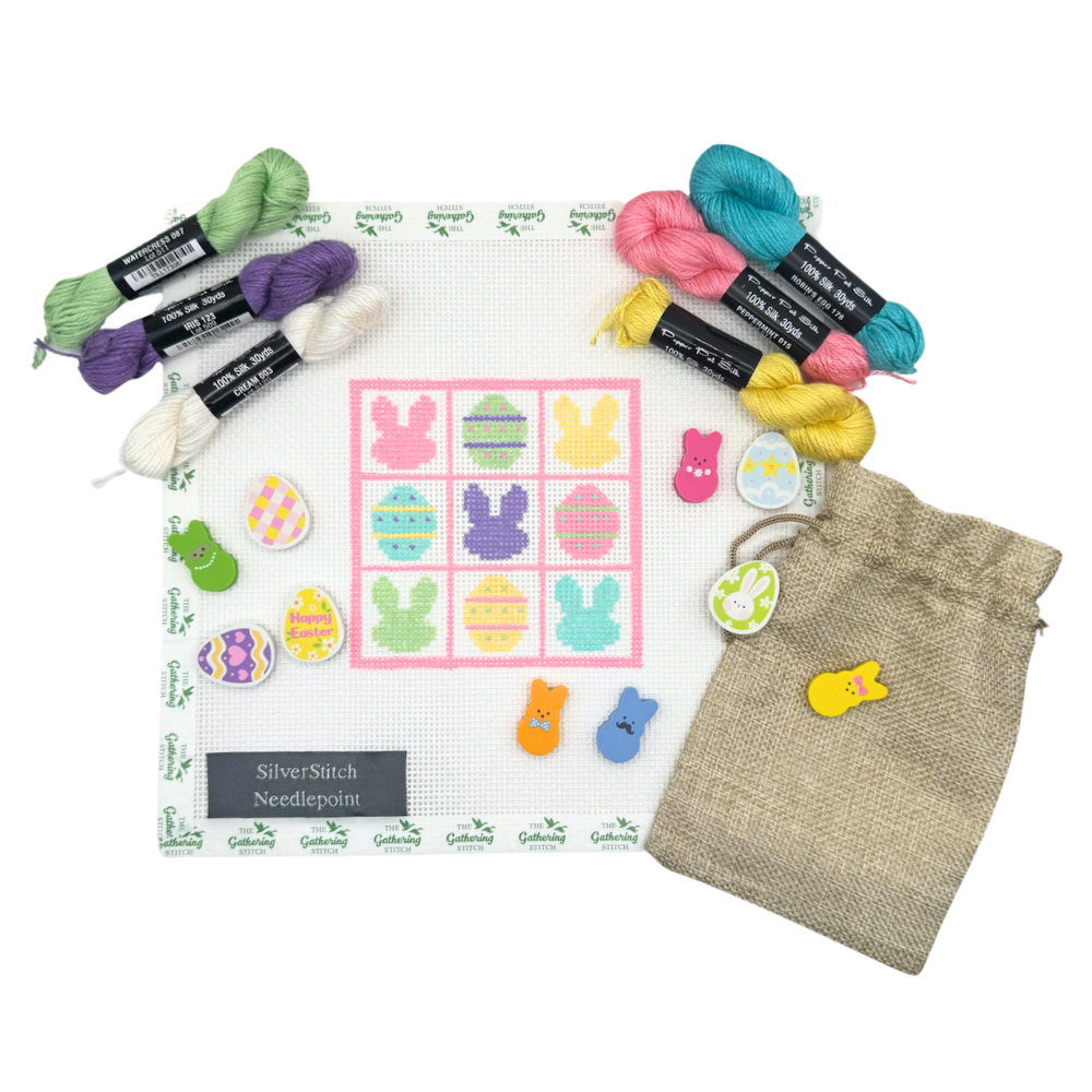 Easter Tic Tac Toe game w/ 6 Pepper Pots