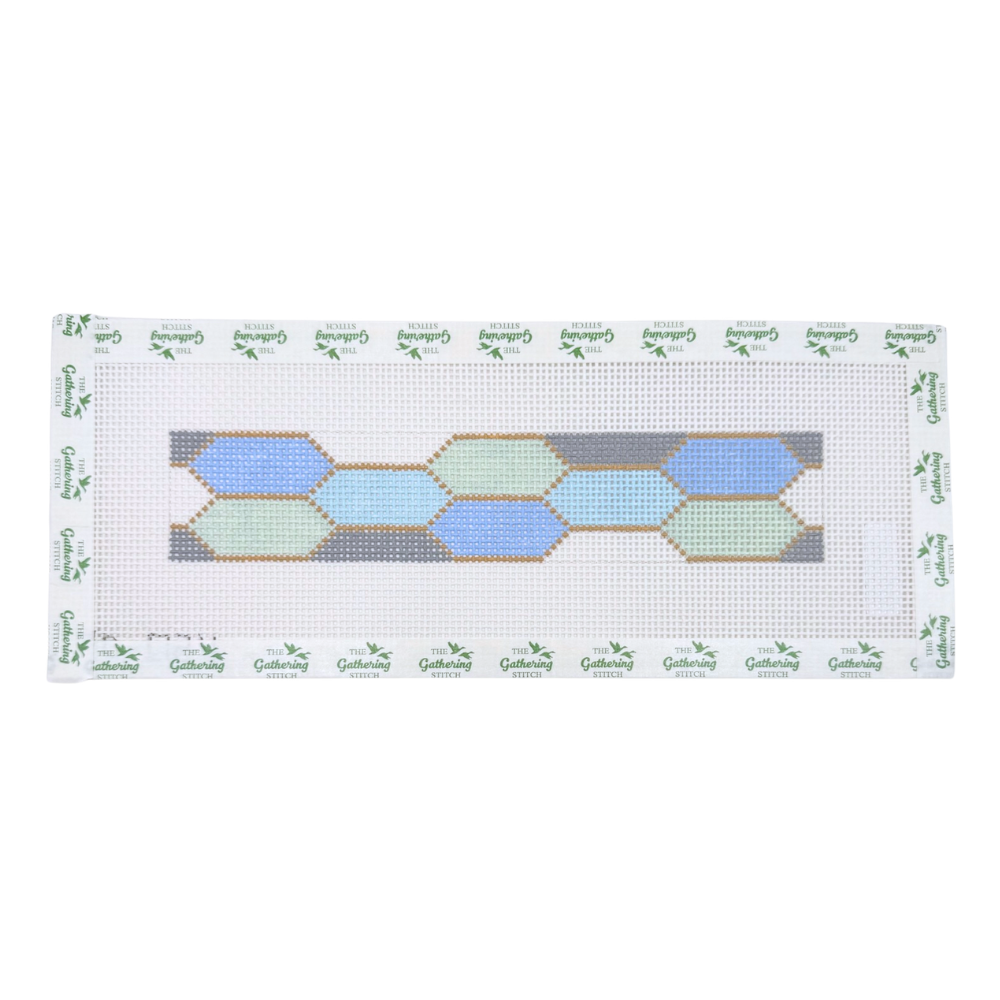 Key Fob B - Blues and Greens