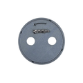 Self Finish Button - Pin Back - Silver