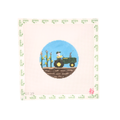 Santa on Tractor