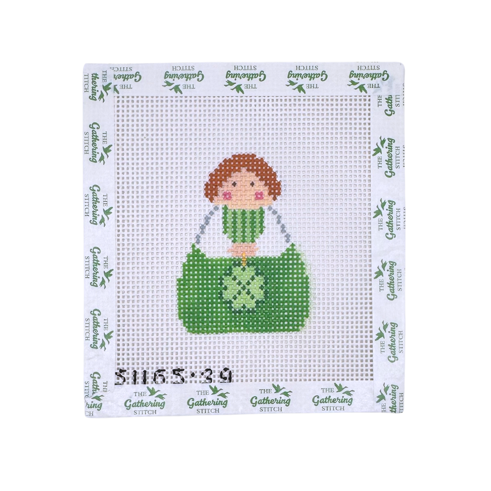 Green Angel with Shamrock