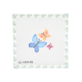 Glittery Butterfly Round