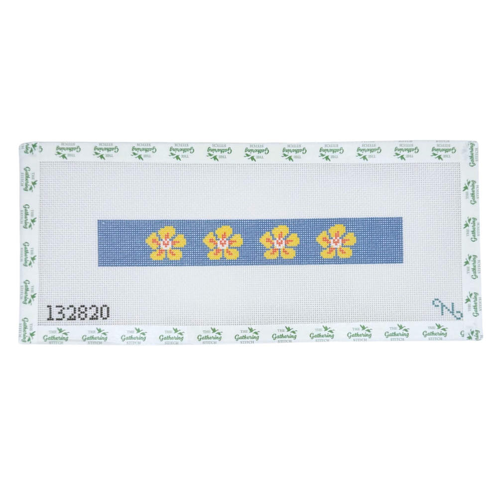 Yellow Floral Key Fob