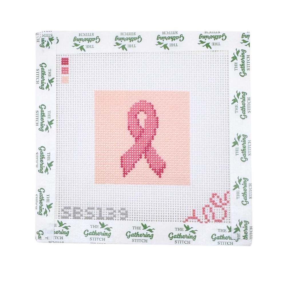 Pink Ribbon Mini Square