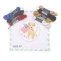 Patriotic Pup w/ 7 Pepper Pots