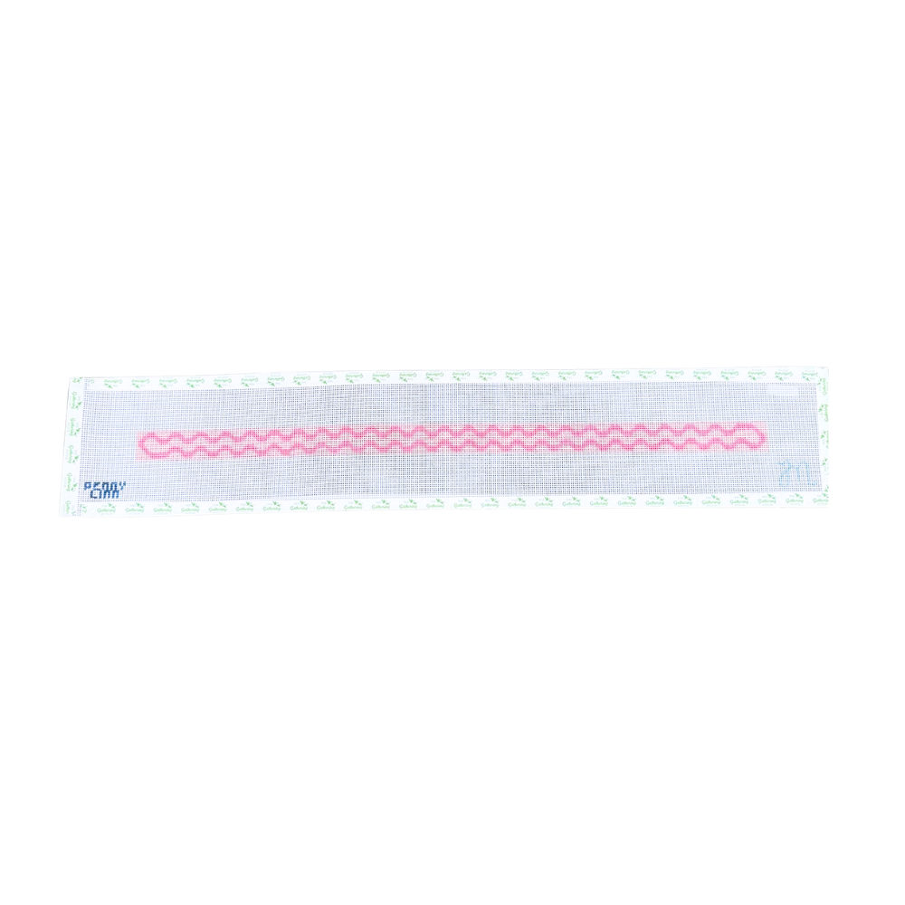 Squiggle Hat Band - Pink
