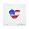 Mini Heart- American Flag