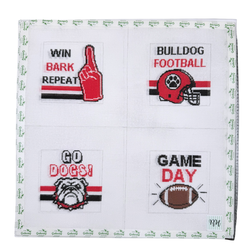 Bulldog Coaster set of 4