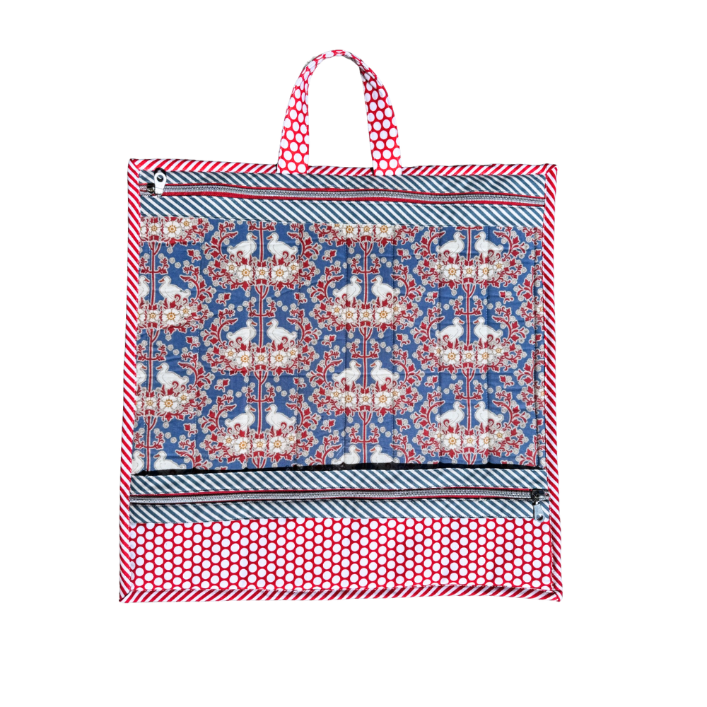 Heirloom Aviary Project Bag w2/ 3 pockets