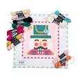 Nutcracker Stamp Pillow w/ 13 Pepper Pot