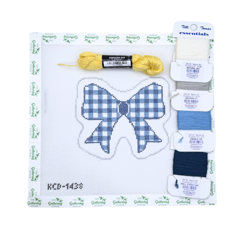 Gingham Bow w/ 4 Essentials and 1 Pepper Pot