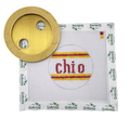 Chi o Stripe w/Button
