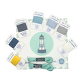Antique Lighthouse Round w/ 7 Essentoals