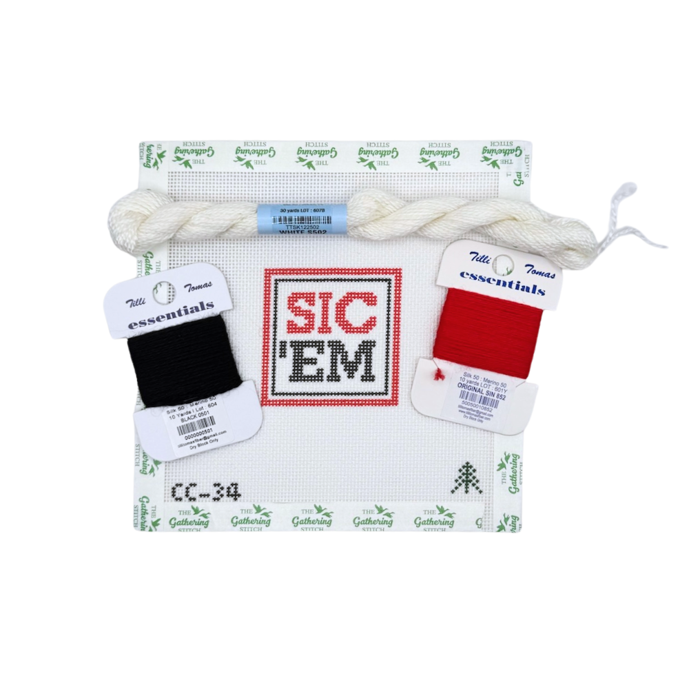 Sic Em Bag Tag w/ Essentials