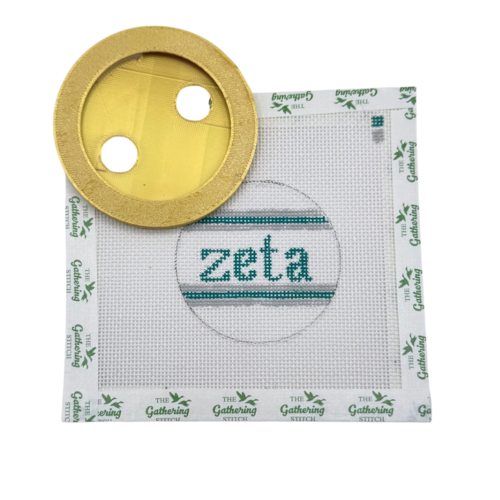 Zeta Stripe w/ Button