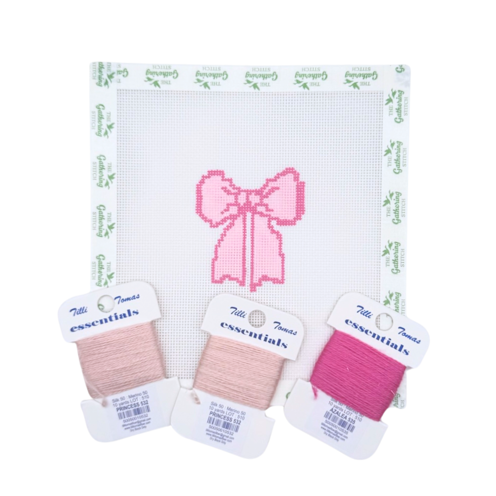 Handpainted Coquette Bow w/ 3 Essentails