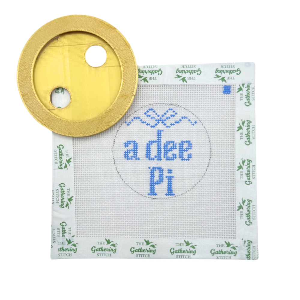 A dee Pi bow w/ button