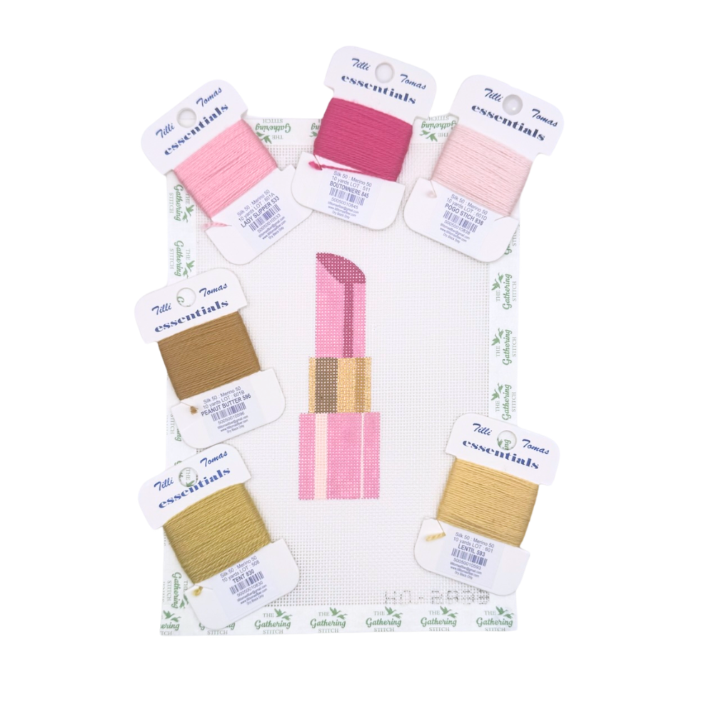 Pink Lipstick w/ 6 Essentials