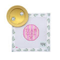 Team Girl and Self-Finish Button