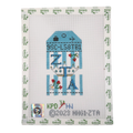 Zeta Tau Alpha Retro Travel Tag