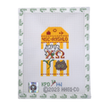 Chi Omega Retro Travel Tag