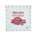 Bulldog Football Coaster/Ornament