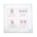 Mahjong Quotes and Tiles Coasters/Ornaments - Set of 4