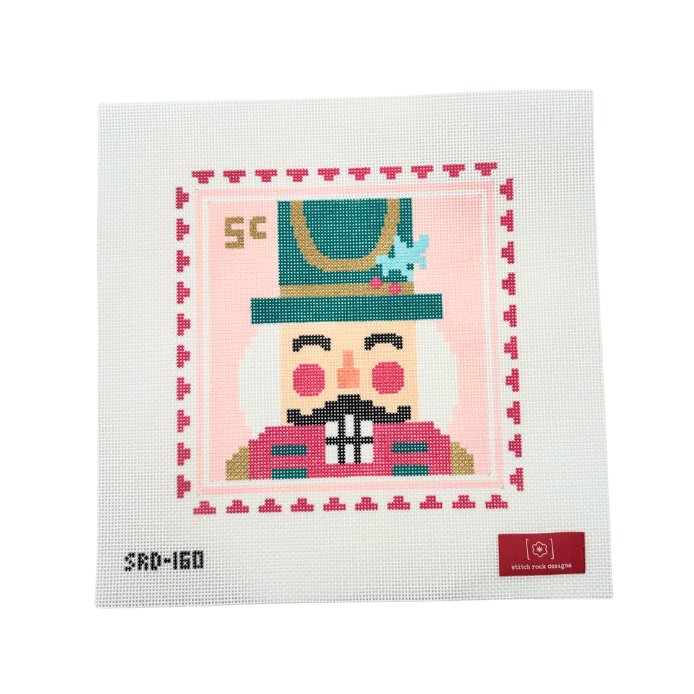Nutcracker Stamp Pillow