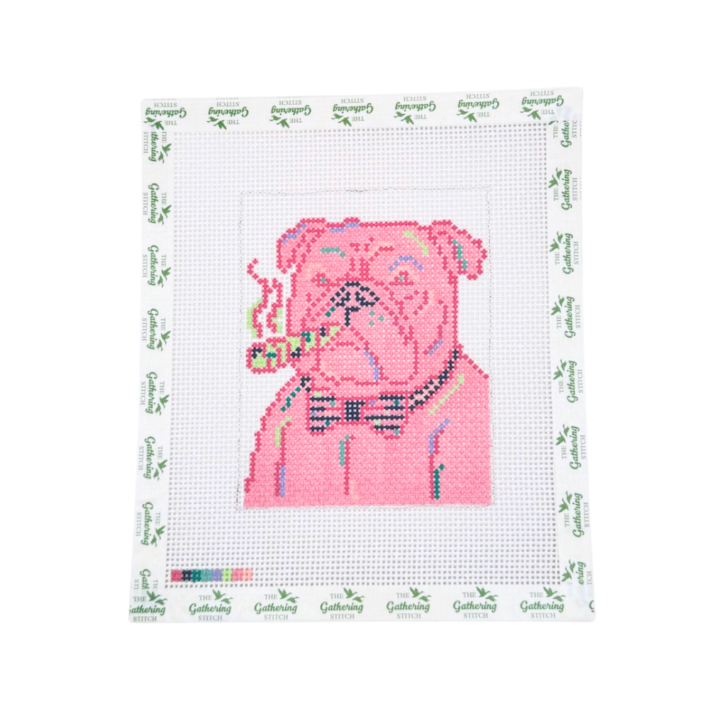 Inappropriate Bulldawg w/ cigar