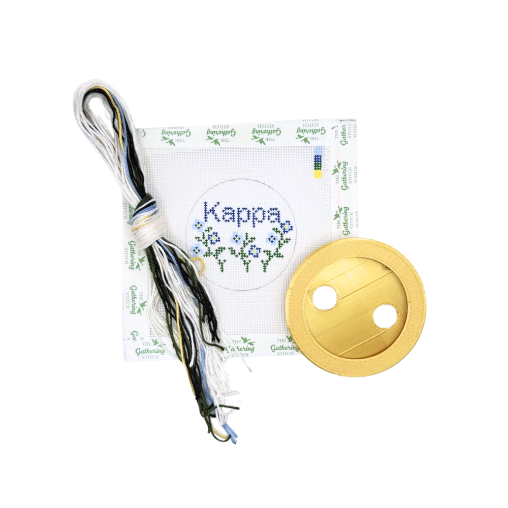 Kappa with Flowers Button and Pepper Pot