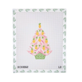 Pink Pineapple Tree Ornament Printed