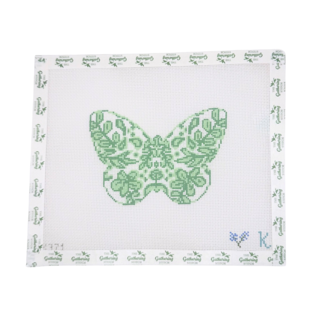 Chinoiserie Butterfly - green