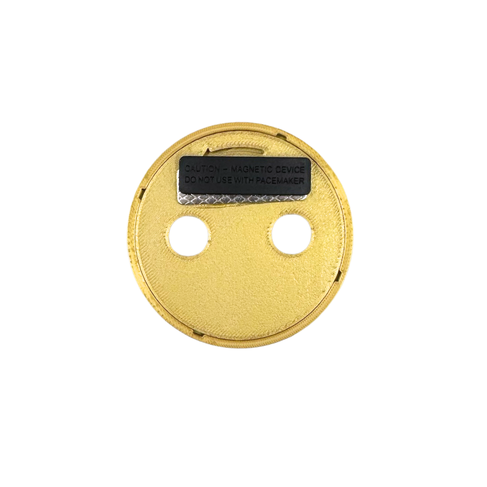 Self Finish Button - Magnet Back - Gold