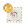 Hotty Totty Canvas and Self-Finish Button
