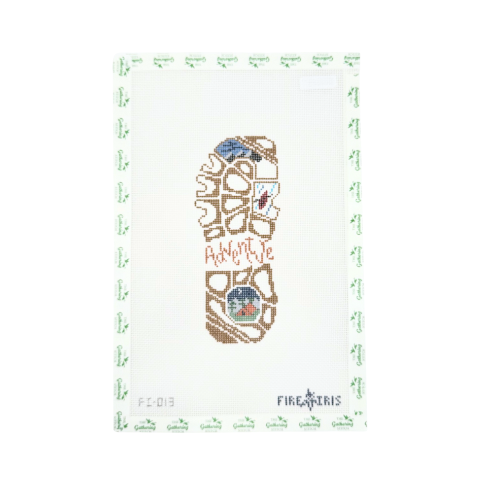 Adventure Awaits Boot Print Canvas