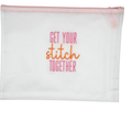 Get Your Stitch Together Zipper Bag