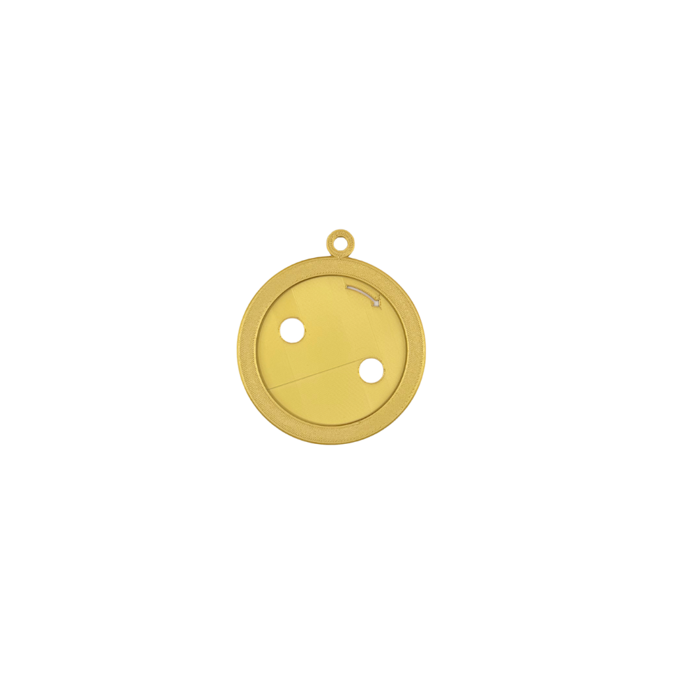 ClickStix Gold Self-Finish Round Ornament