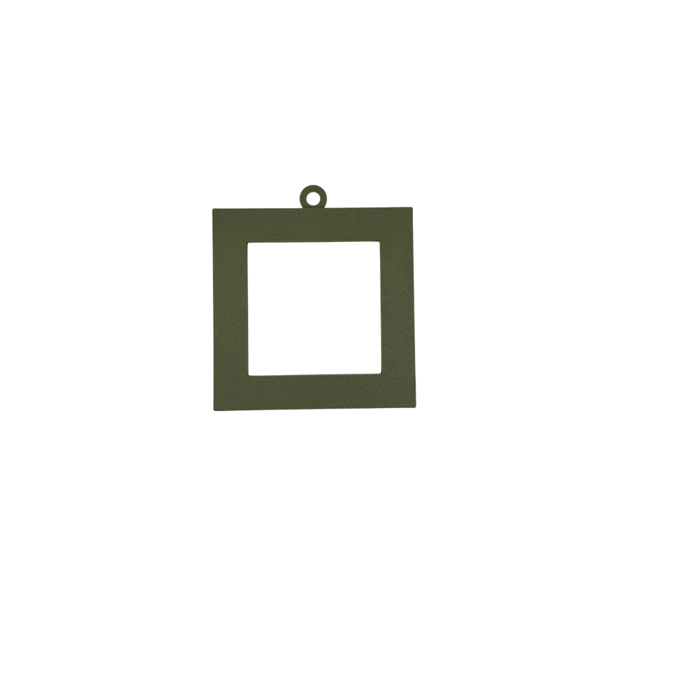 ClickSticks Dark Green Self-Finish Frame Ornament
