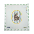 Easter Bunny Floral Background
