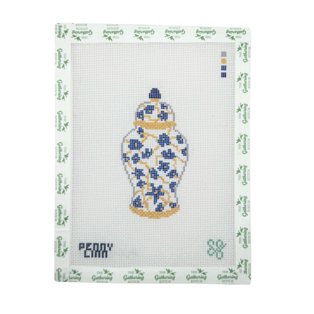 Blue Ginger Jar