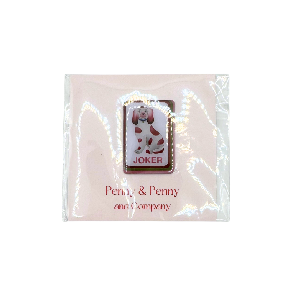 Joker Dog Mahj Tile Needle Minder