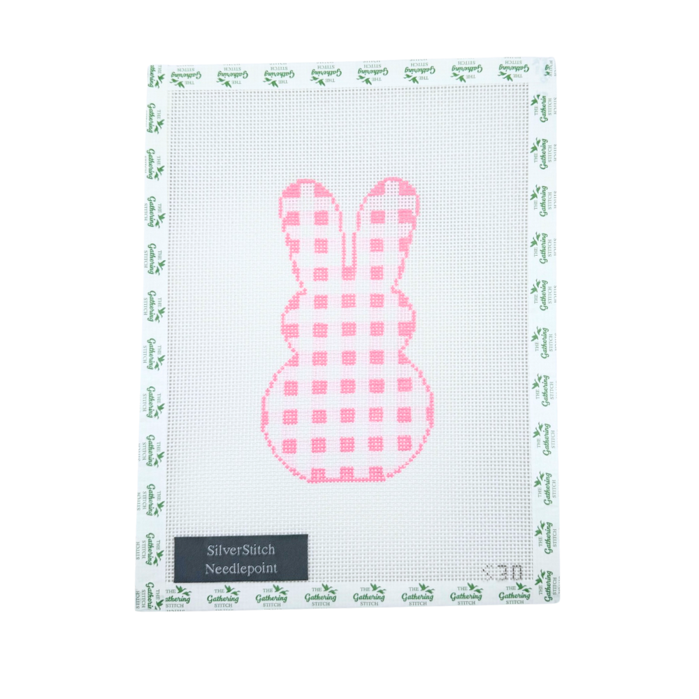 Gingham Peeps Bunny Pink