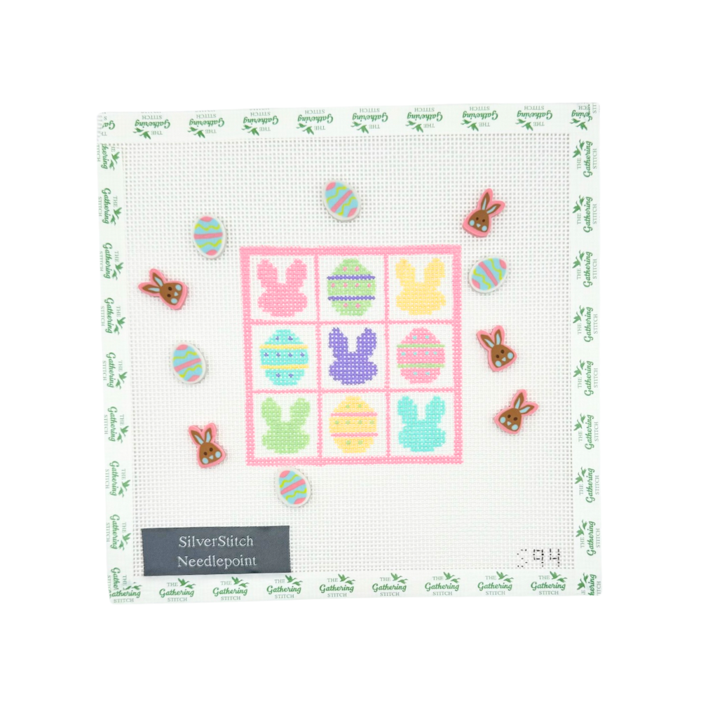 Easter Tic Tac Toe with eraser game pieces
